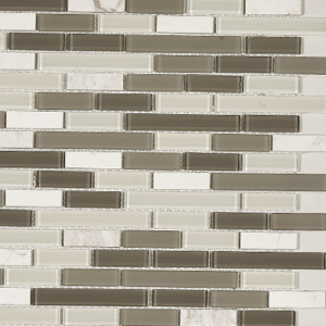 FTBC06 SCARLET MARBLE/GLASS STAGGERED