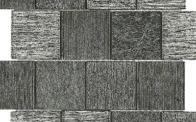 FTDZ6160 GLACIER MIDNIGHT SQUARE GLASS/STONE