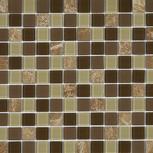 FTED01 BROWN MARBLE GLASS MIX