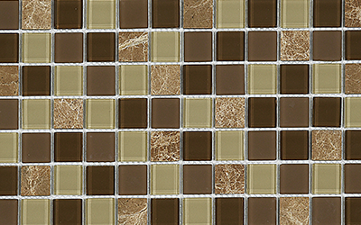 FTED01 BROWN MARBLE GLASS MIX