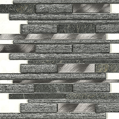 FTNF1501 GLACIER MIDNIGHT INTERLOCKING GLASS/ALLU/STONE